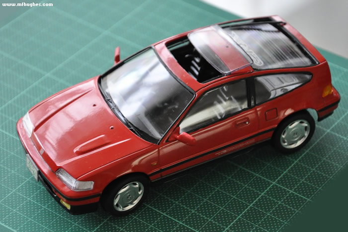 Honda crx model car kit #3