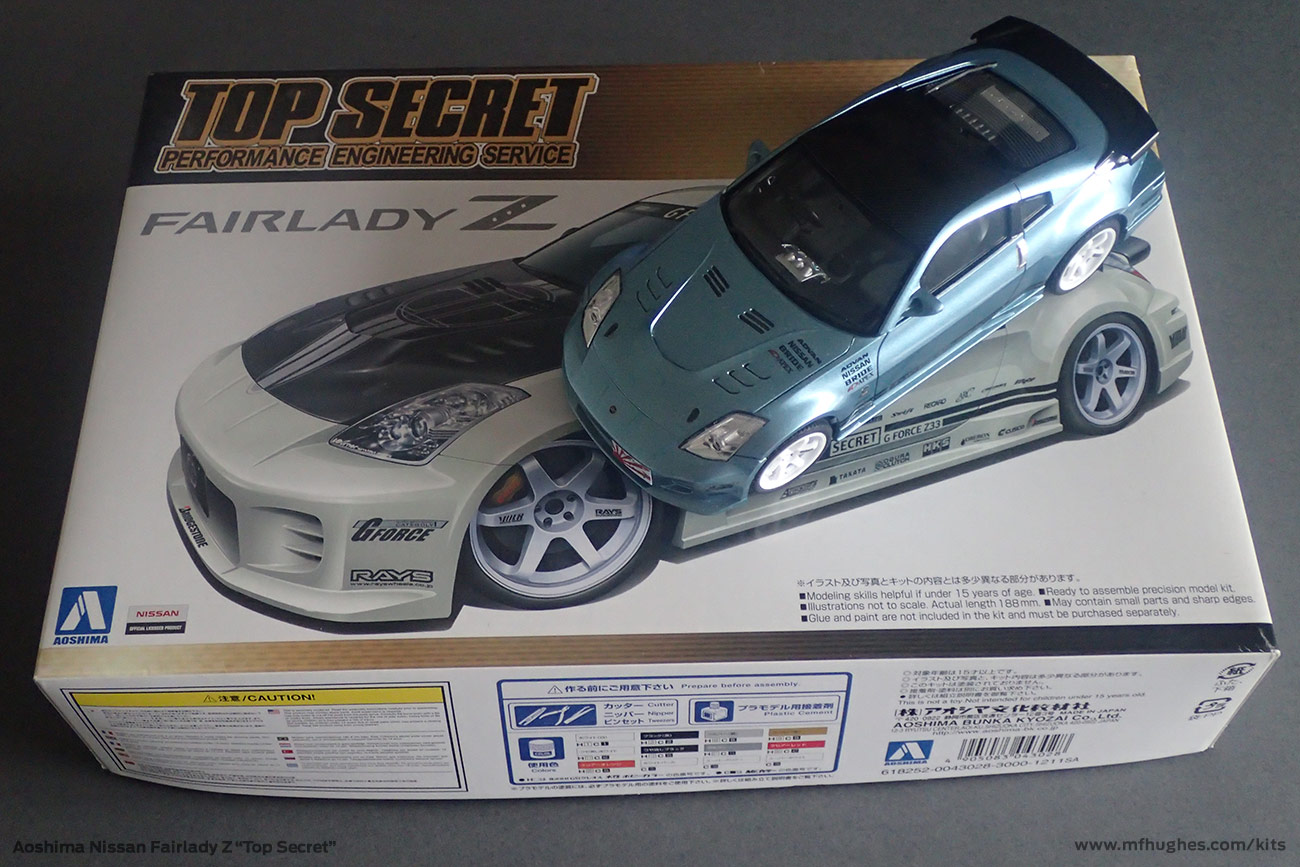 Aoshima Nissan Fairlady Z Top Secret