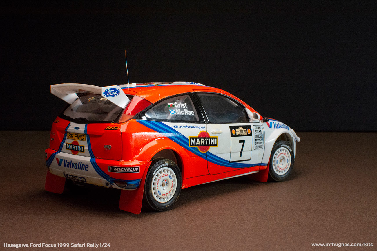 Hasegawa Ford Focus WRC 1999 Safari Rally
