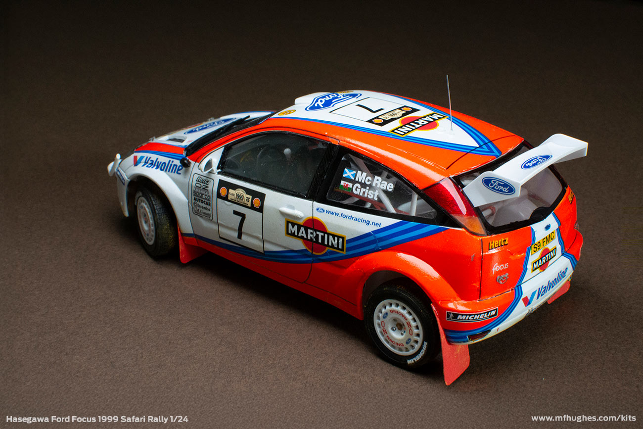 Hasegawa Ford Focus WRC 1999 Safari Rally