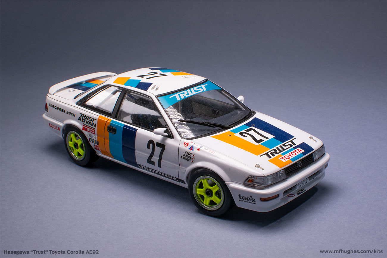 Hasegawa Trust Corolla Levin AE92 1/24