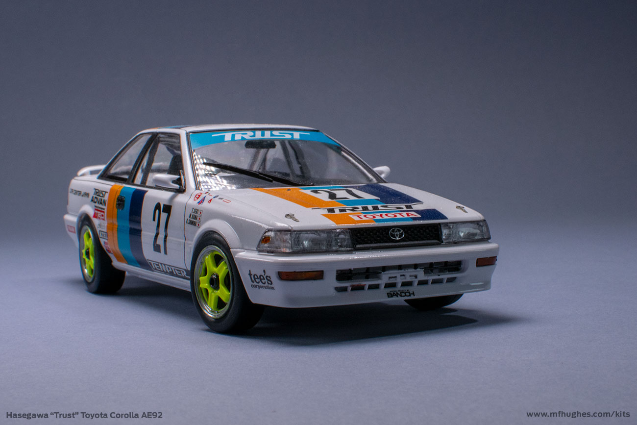 Hasegawa Trust Racing Corolla Levin 1/24