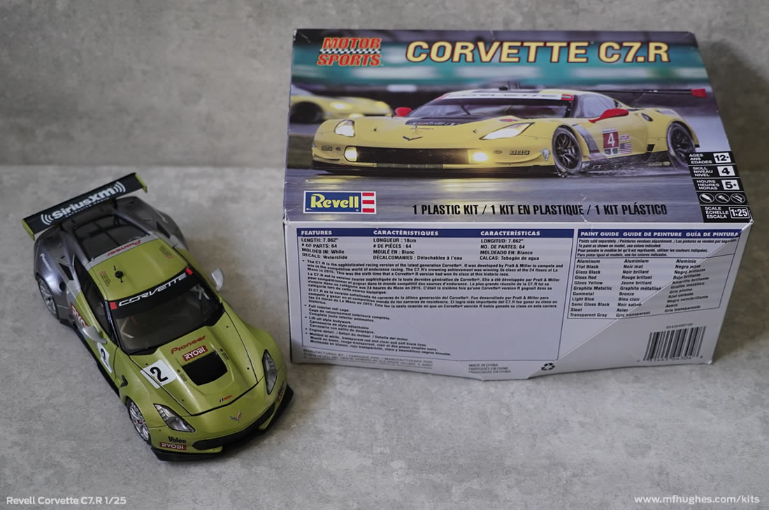 Revell Corvette C7.R 1/25