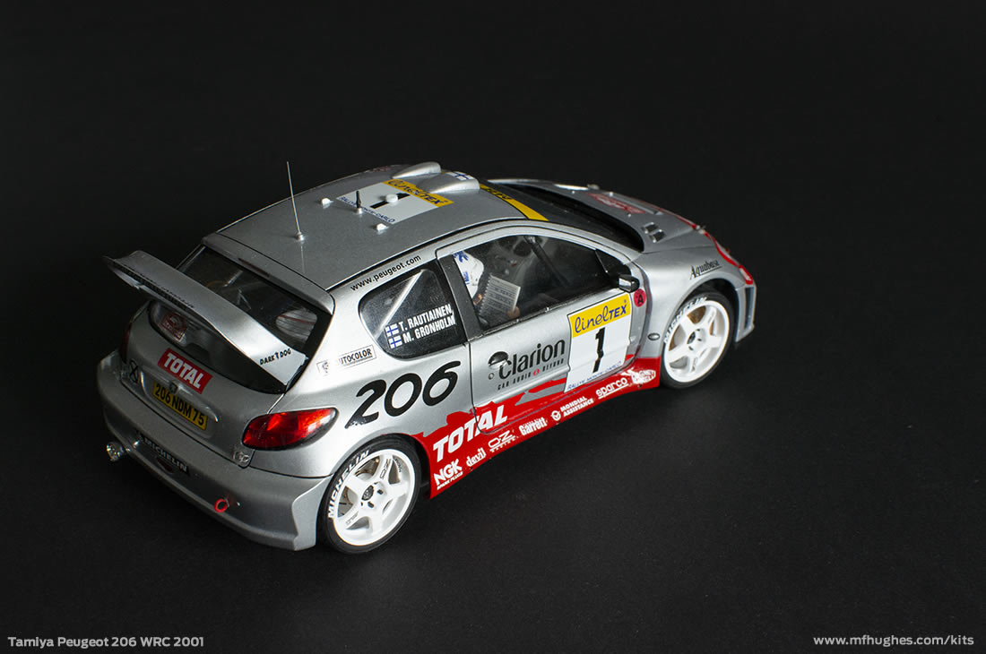 Tamiya Peugeot 206 WRC 2001  1/24