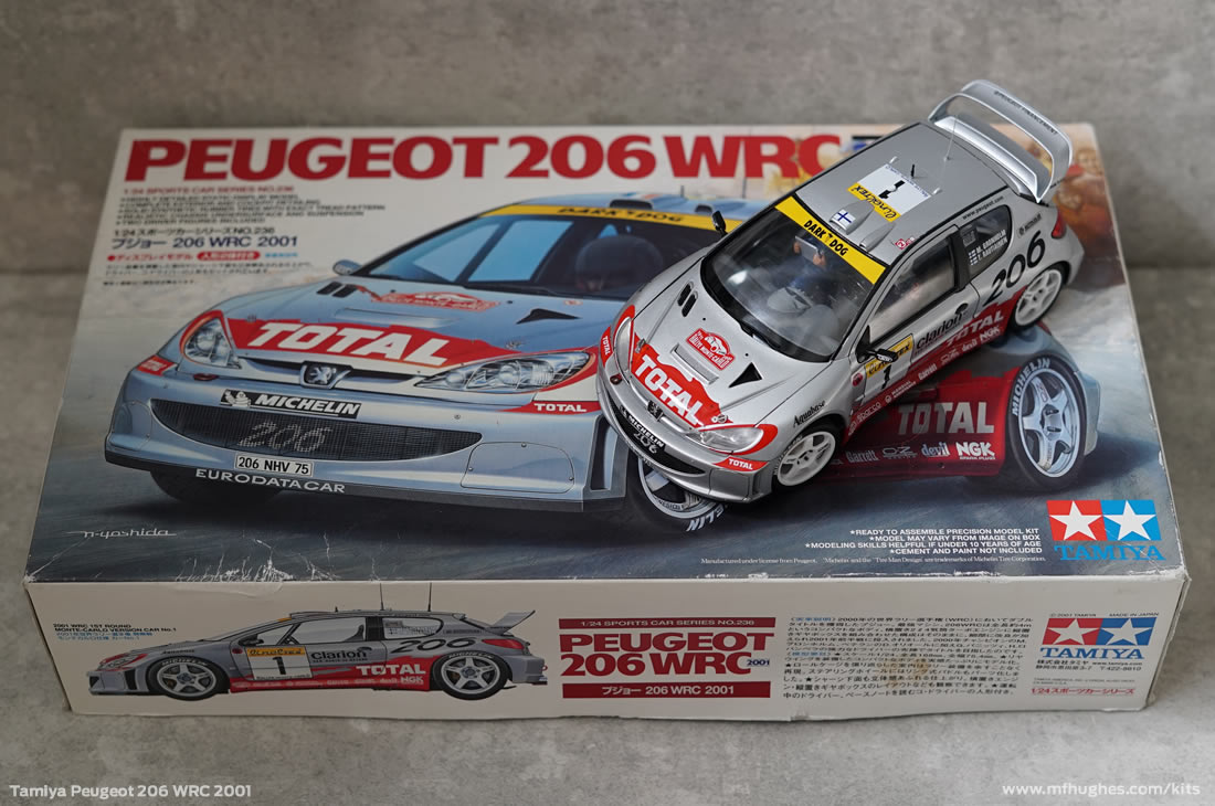 Tamiya Peugeot 206 WRC 2001  1/24